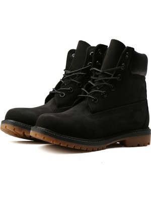 Timberland Siyah Kadın Botu A1K38 6in Premium Boot W