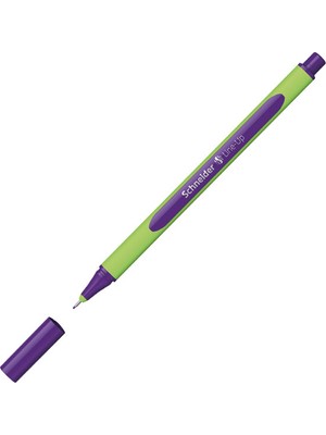 Schneider Fineliner 0,4mm Mor Keçeli Kalem Line Up 1 Adet Üçgen Lastikli Namlu