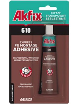 Akfix 610 Ekspres Montaj Yapıştırıcı 50 Ml.Tüp