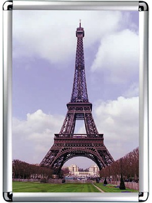 Kıraç A4 Alüminyum Çerçeve (21Cmx30Cm) Rondo Köşe