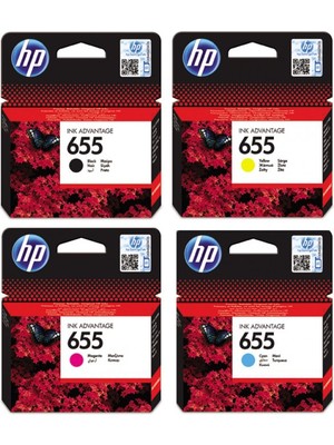 Hp 655 4'Lü Orjinal Kartuş Seti