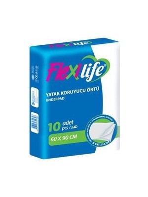 Flexi Life Yatak Koruyucu Örtü 60X90 Cm 10 Adet
