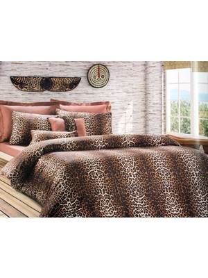Çeyiz Diyarı Leopar Desenli Tek Kişilik Nevresim Takımı