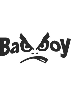 Stickermarket Bad Boy Beyaz Sticker