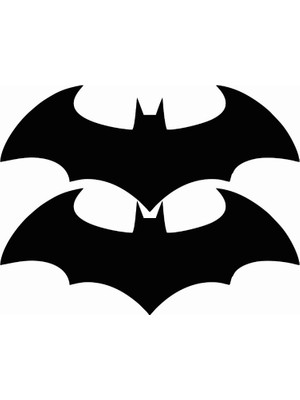 Stickermarket Batman Beyaz Sticker