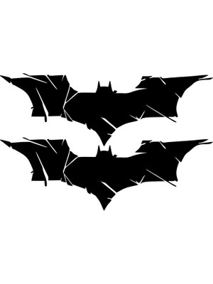 Stickermarket Batman Beyaz Sticker