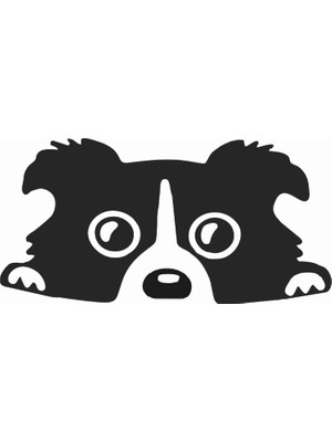 Stickermarket Yavru Köpek Beyaz Sticker