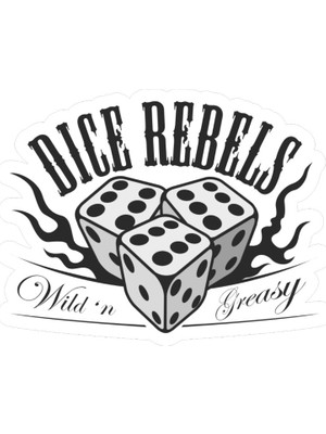 Stickermarket Dice Rebel Sticker