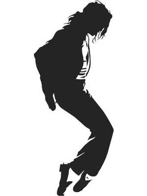 Stickermarket Micheal Jackson Beyaz Sticker