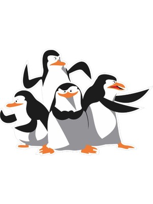 Stickermarket Penguen Sticker