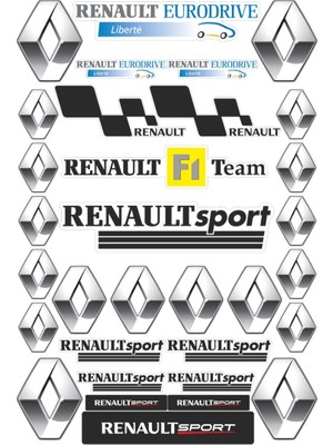 Stickermarket Renault Sticker Seti