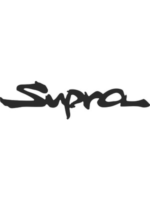 Stickermarket Supra Beyaz Sticker