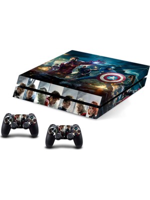 Stickermarket PS4 Fat Avengers Sticker Seti