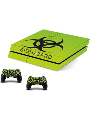 Stickermarket PS4 Fat Biohazard Sticker Seti
