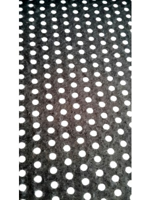 Puanlı Keçe 50x50 cm - Siyah