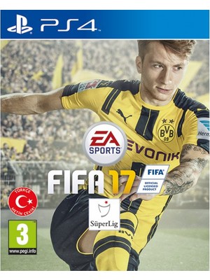 EA Sports FIFA 17 PS4 Oyun Gerçekçi Grafikler ve Çoklu Oyuncu Modu ile Futbolseverler için