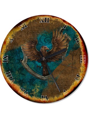 Cakasepetim Ravenclaw Harry Potter Retro Duvar Saati  30 X 30 Cm
