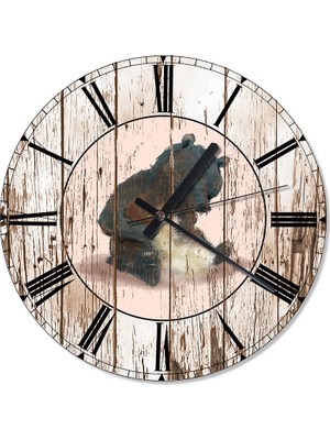 Cakasepetim Oyuncak Tedy Bear Duvar Saati  30 X 30 Cm