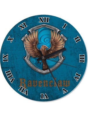 Cakasepetim Ravenclaw Harry Potter Mutafak Tipi Duvar Saati  30 X 30 Cm