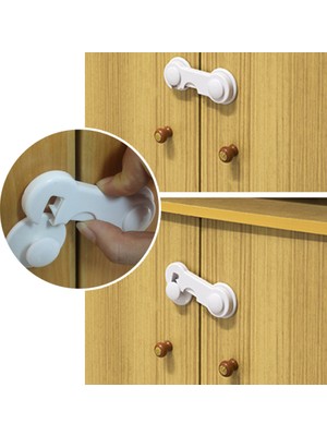 Evokids Çift Kapaklı Dolap Kilidi (2 Adet)