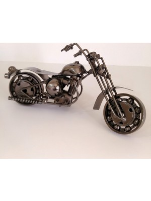 Harley Davidson Motorsiklet Metal Biblo Etusp