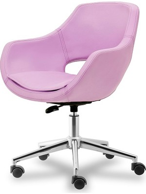 Byorhan Madrit Çalışma Koltuğu Kromajlı Deri