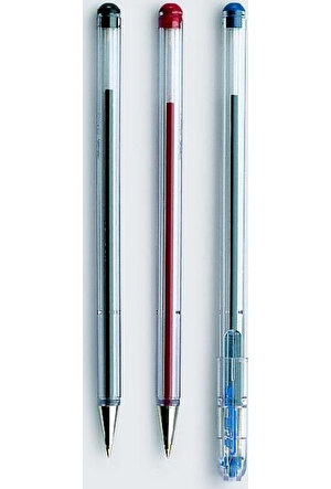 Pentel Siyah mükemmel tükenmez kalem 0,7 mm uç 0,25 mm çizgi genişliği ince  çizgi doldurulabilir mürekkep BK77 (6 adet) : : Ofis ve  Kırtasiye