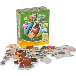 8018 Kut.Puzzle Çiftlik 3 4 5 6 7