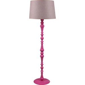 Orlando fuşya ayak natürel şapkalı lambader