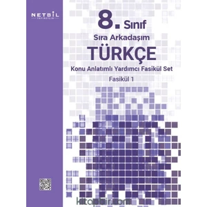 Netbil Yayınları 8.Sınıf Sıra Arkadaşım Türkçe Konu Özetli Fasikül Set