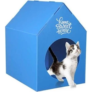 Kedi Evi Evcil Hayvan Kulübesi Katlanır Kulübe 2067