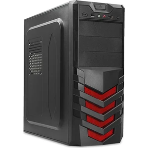 720R Peak-250W Siyah/Kırmızı 2*Sata Mesh Metal Panel Kasa