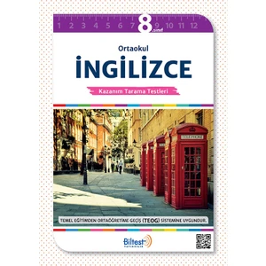 Bilfen Yayınları Biltest Ortaokul İngilizce 8 Kazanım Tarama Testleri