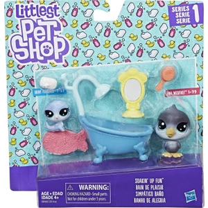Hasbro Littlest Pet Shop Minişler Macera Banyosunda Eğlenceli Hayvanlar