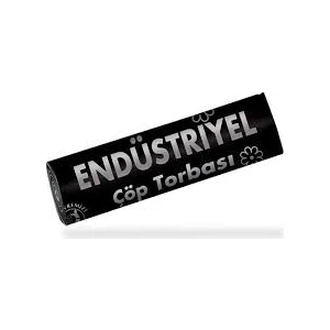 Çöp Torbası Eko Endüstriyel Orta Boy Siyah 55 cm x 60 cm