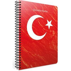 Sonsuza Kadar İplik Dikişli Sert Kapaklı Defter 13x21 120Yaprak Çizgili (St)