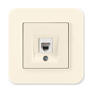 Günsan Radius Krem Nümeris Telefon Priz Cat3 Açılı