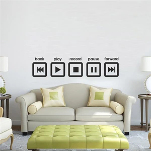 S-122 "Play Musıc" Duvar Sticker