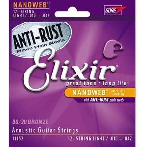 11152 Nanoweb 80/20 Bronze 12 Telli Akustik Gitar Teli (10-47)