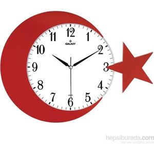 Ay Yıldız Duvar Saati