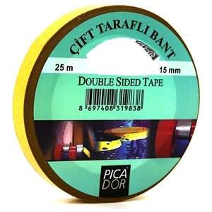 15 Mm X 25 Mt Çift Taraflı Bant