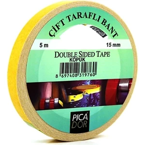 15 Mm X 5 Mt Köpük Çift Taraflı Bant