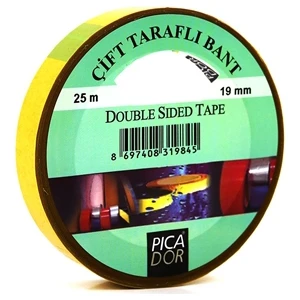 19 Mm X 25 Mt Çift Taraflı Bant