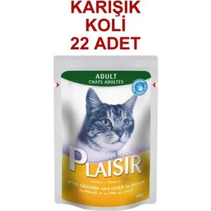 Karışık Pouch Kedi Konservesi 22X100 Gr