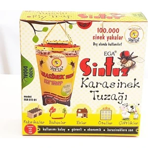 Sintuz Kara Sinek Tuzağı Poşetli