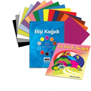 K.Color 10Lu Dosyalı Elişi Kağıdı