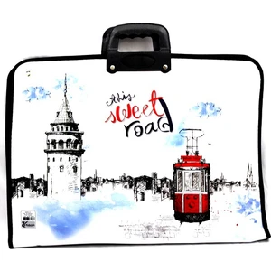 Keskin Color 35x50 cm My City İstanbul Proje Çantası (PP)