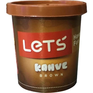 Lets Tek Renk Oyun Hamuru Kahverengi 150 gr.