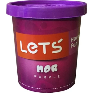 Lets Tek Renk Oyun Hamuru Mor 150 gr.
