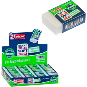2B-40 Nano Beyaz Silgi